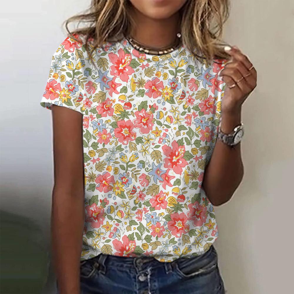 3D Flower Glow Top