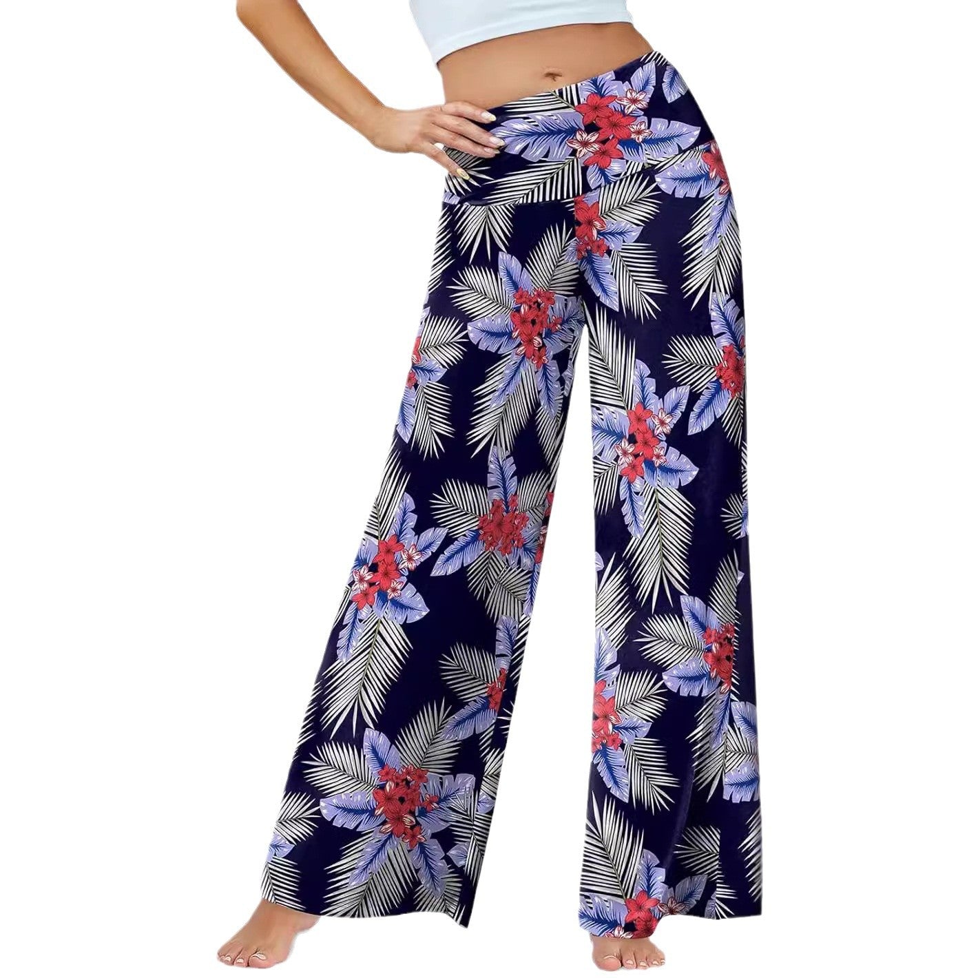 Breathable Wide-Leg Sports Pants