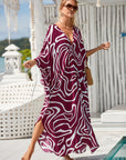 Pale Earth Kaftan Dress with Natural Flow