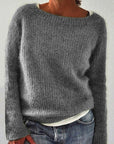 Women's Round Neck Knitted Sweater