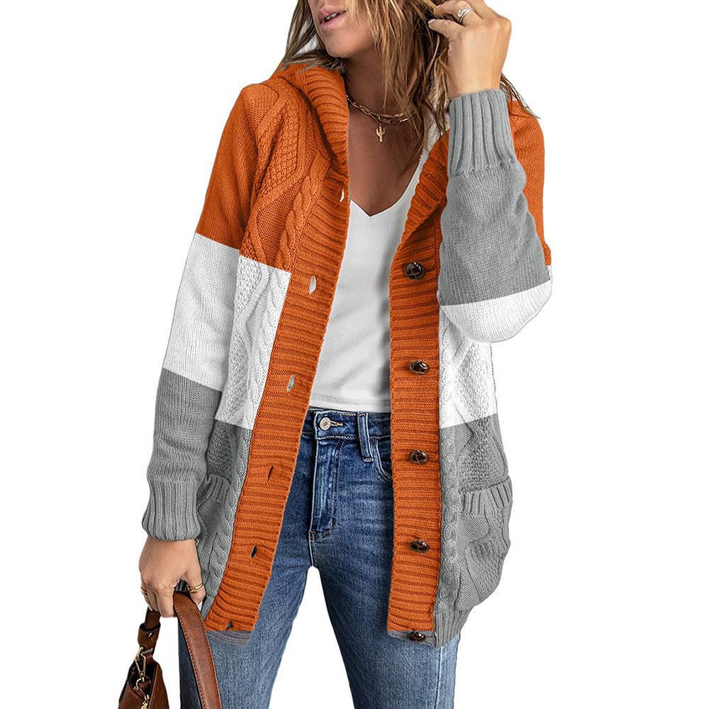 Women's Long Sleeve Button Down Knit Cardigan