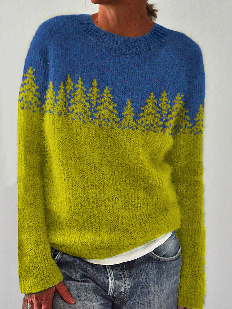 Women's Thickened Round Neck Sweater