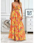 Boho Spaghetti Strap Maxi Dress