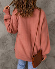 Crew Neck Long Sleeve Loose Sweater