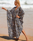 Driftwood Tone Breezy Linen Dress