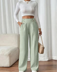 Elegant High Waist Trousers