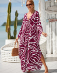 Pale Earth Kaftan Dress with Natural Flow