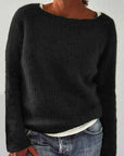 Women's Round Neck Knitted Sweater
