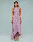 Slimming Pleated Chiffon Dress – Flowy Favorite for Coastal Getaways