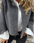 Neutral Draped Knit Top