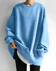 Oversized Round Neck Sweatshirt for Women