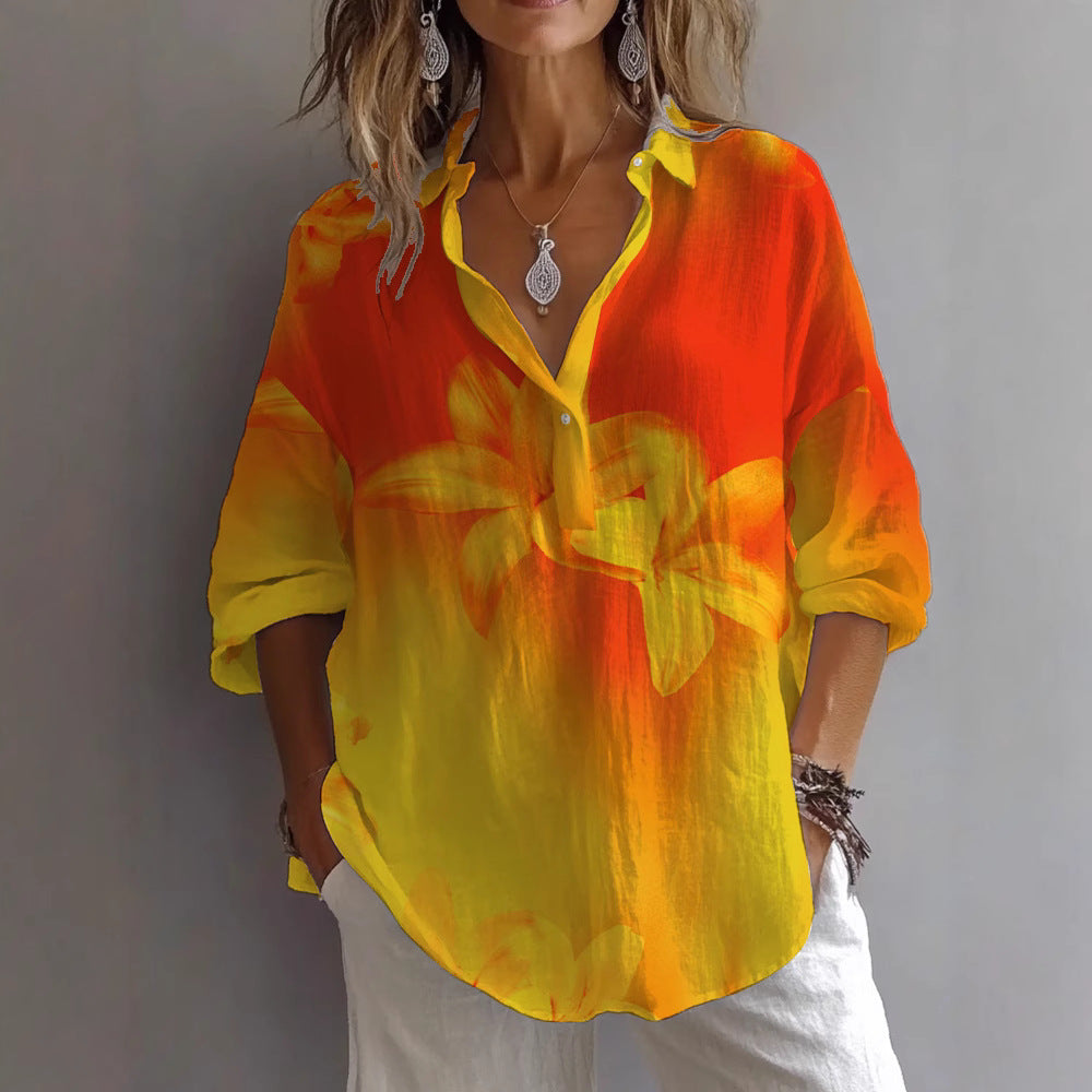 Printed Top with Breezy Loose Design
