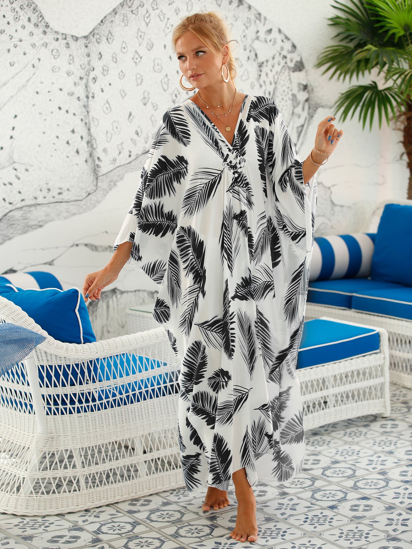 Lightweight Flow Dress with Coastal Charm