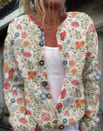 Casual Women’s Cardigan with Digital Print