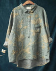 Chic Floral Blouse with Trendy Style