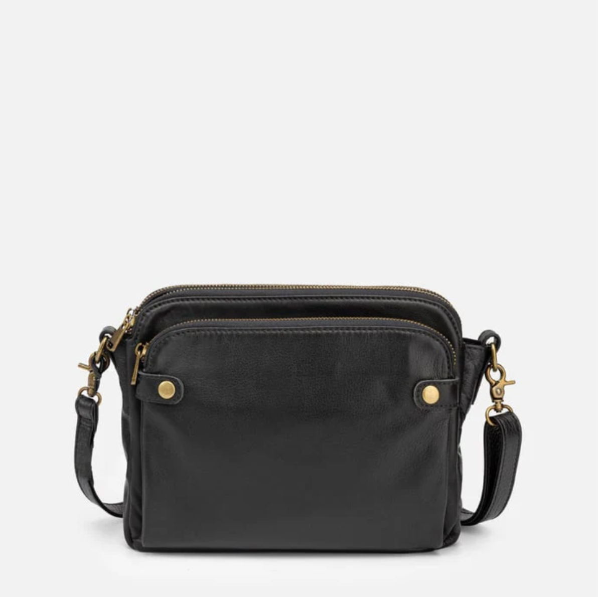 Compact Leather Bag with Clean Design