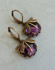 Antique Gold Dragonfly Earrings