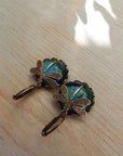 Antique Gold Dragonfly Earrings