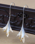Blossom Silver Flower Earrings