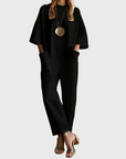 Women’s Elegant Short Sleeve Jumpsuit