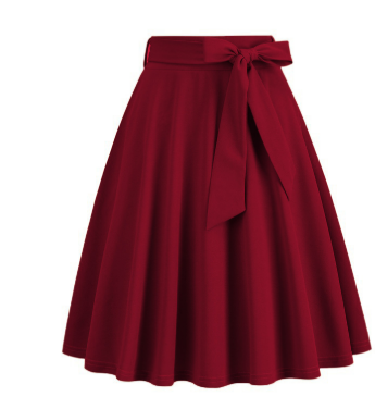 Fashionable Women’s Bow Accent Skirt