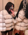 Luxury Long Sleeve Fur Jacket