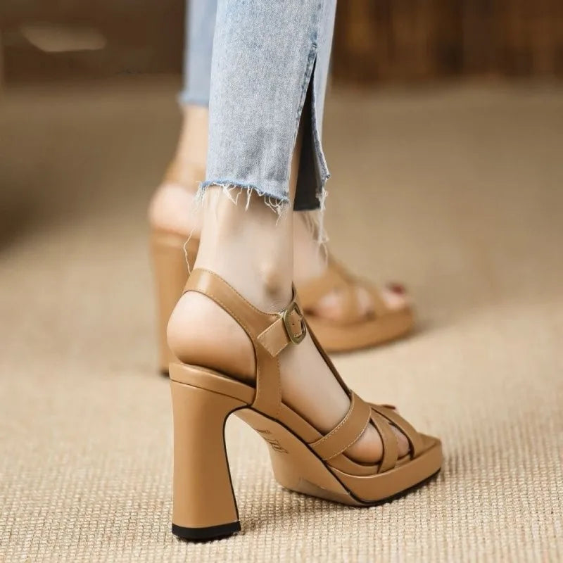 Comfortable Classic High Sole Heel