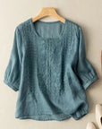 Graceful Embroidered Blouse Design