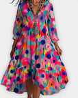 Feminine Floral Midi Dress – Drapey, Season-Ready Favorite for Brunch Dates and Wedding Guest Looks