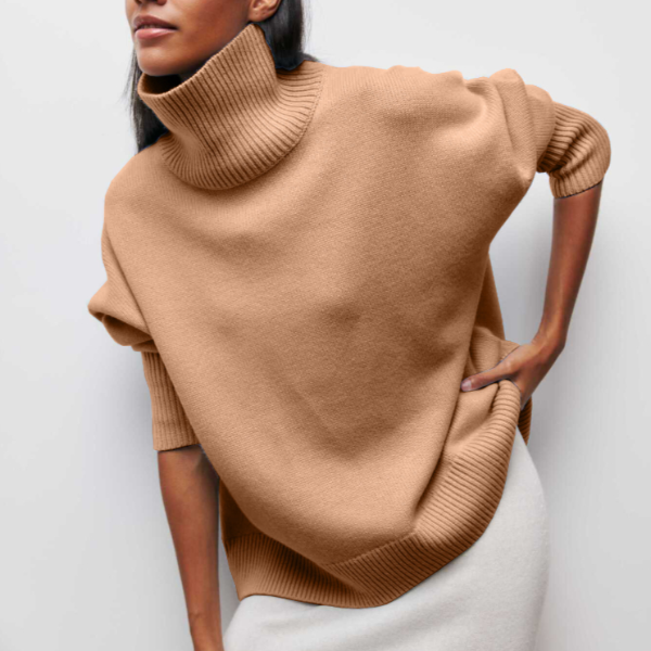Women’s Cozy Knit Turtleneck Pullover