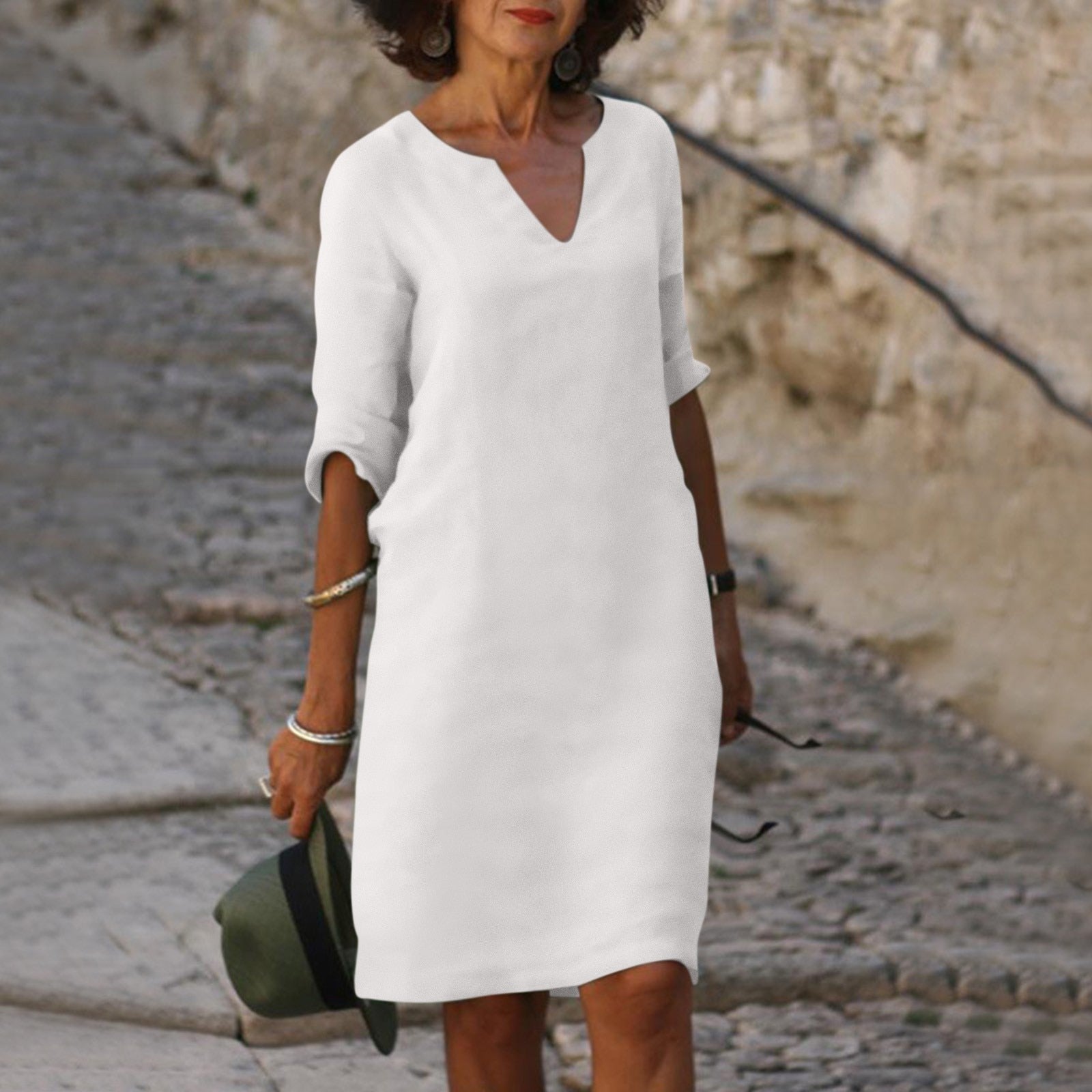 Summer Dress with Tummy Coverage