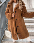 Cozy Women's Longline Wool Coat