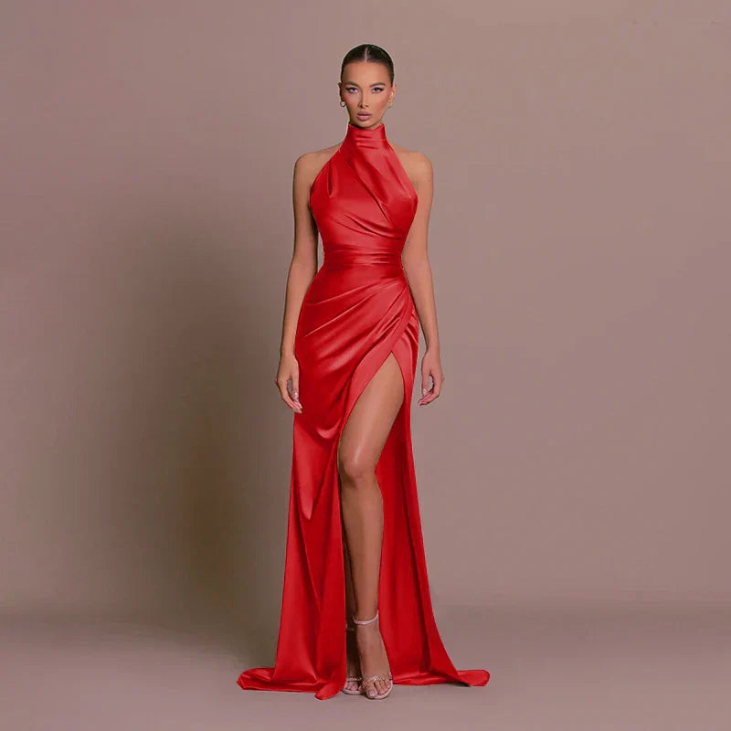 Long Slit Gown For Special Occasions