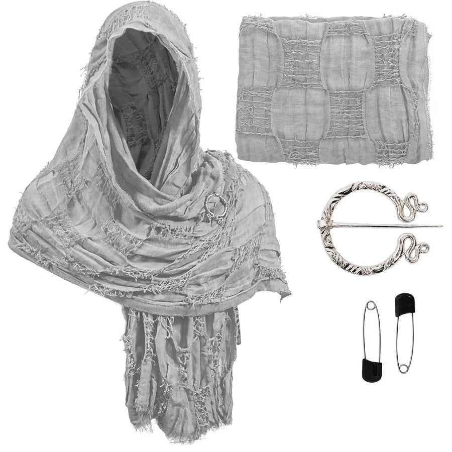 Premium Hooded Shawl Scarf Cowl