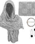 Premium Hooded Shawl Scarf Cowl