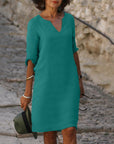 Summer Dress with Tummy Coverage