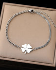 Premium Clover Bracelet with Meaningful Flair