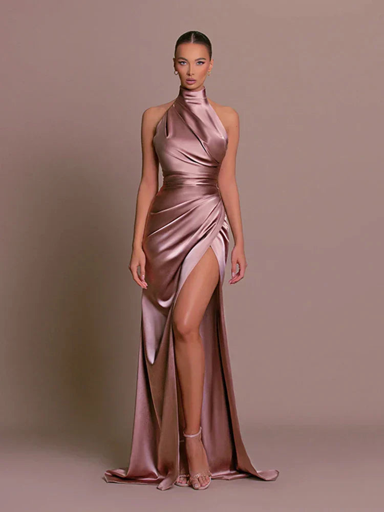 Long Slit Gown For Special Occasions