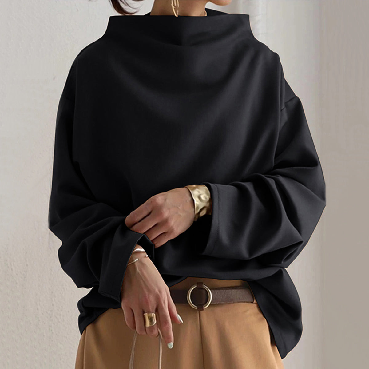 Minimalist Design Knitted Sweater