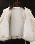 Elegant Layered Collar Fur Vest