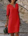 Summer Dress with Tummy Coverage