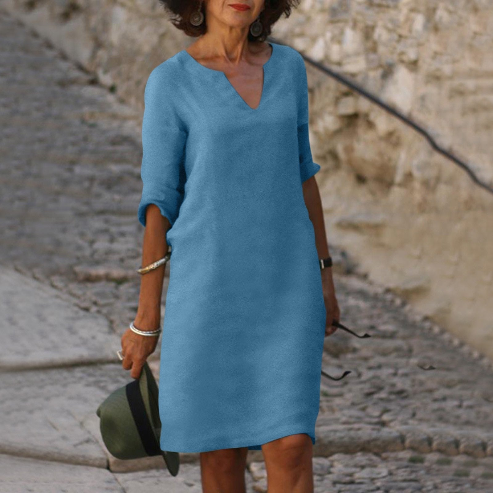 Summer Dress with Tummy Coverage