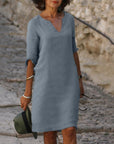 Summer Dress with Tummy Coverage