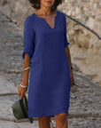 Summer Dress with Tummy Coverage