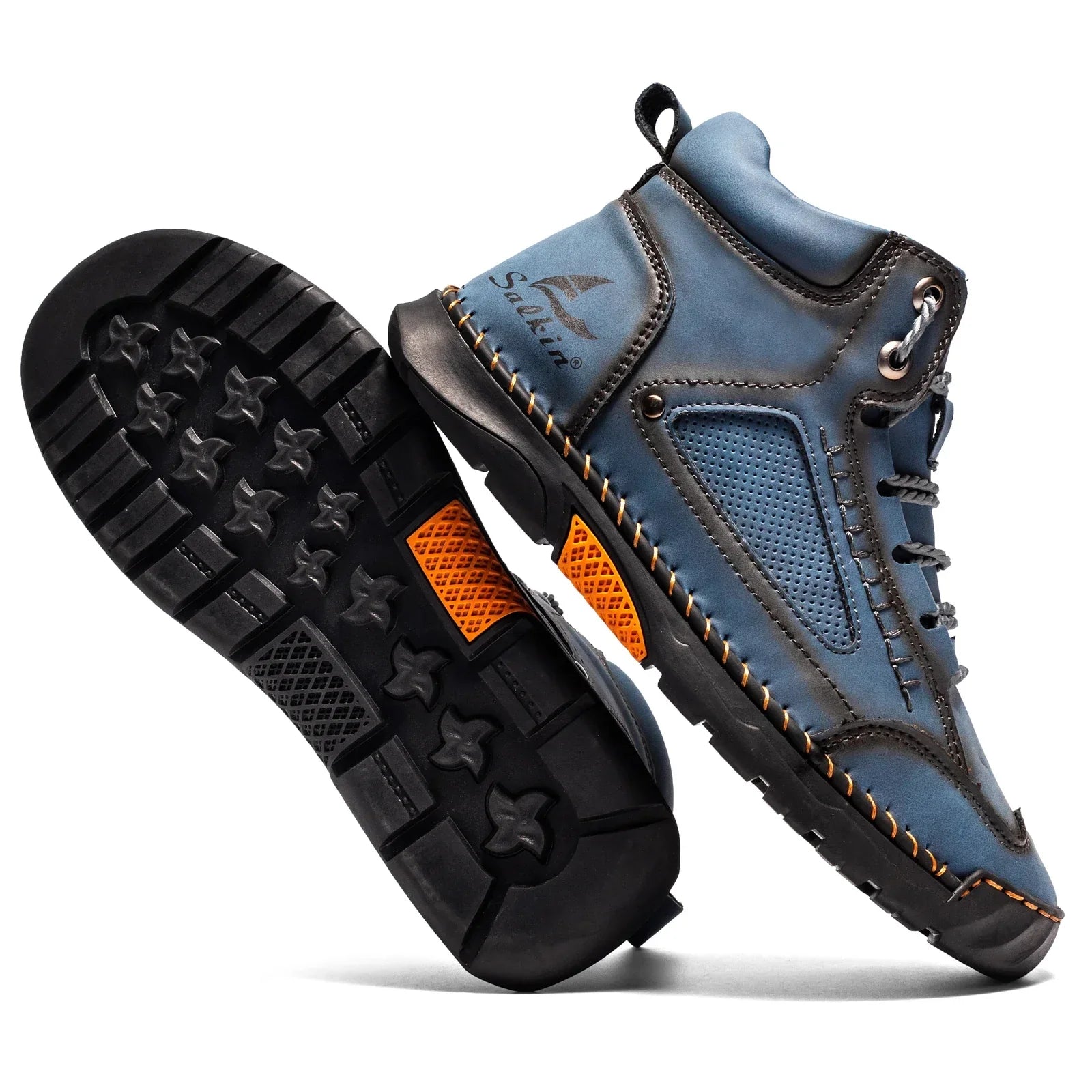 Casual Leather High Top Shoes