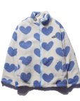 Lightweight Heart Pattern Coat Women