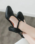 Chunky Medium Low comfortable Heels