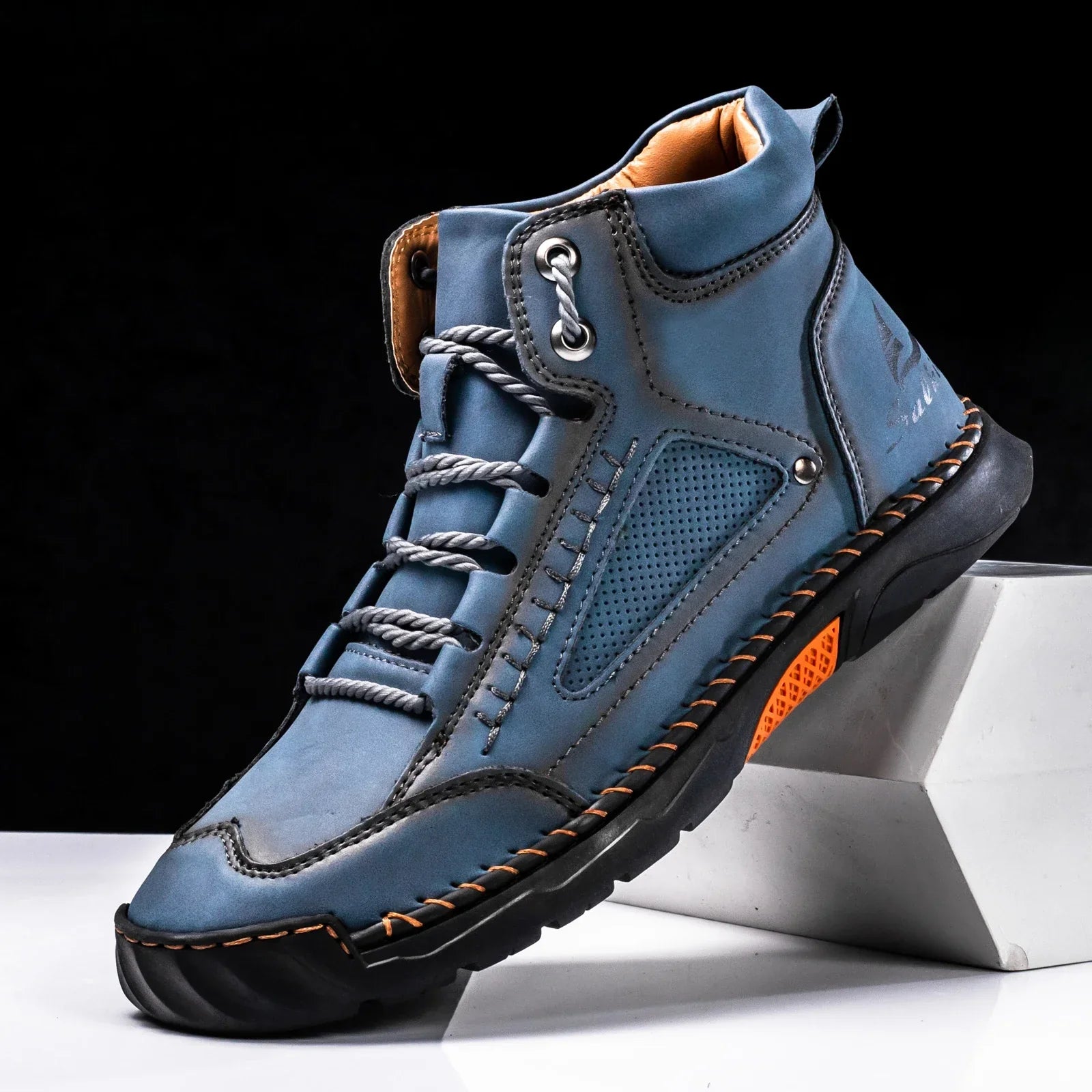Casual Leather High Top Shoes
