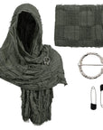 Premium Hooded Shawl Scarf Cowl