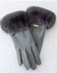 Soft Faux Fur Gloves for Women